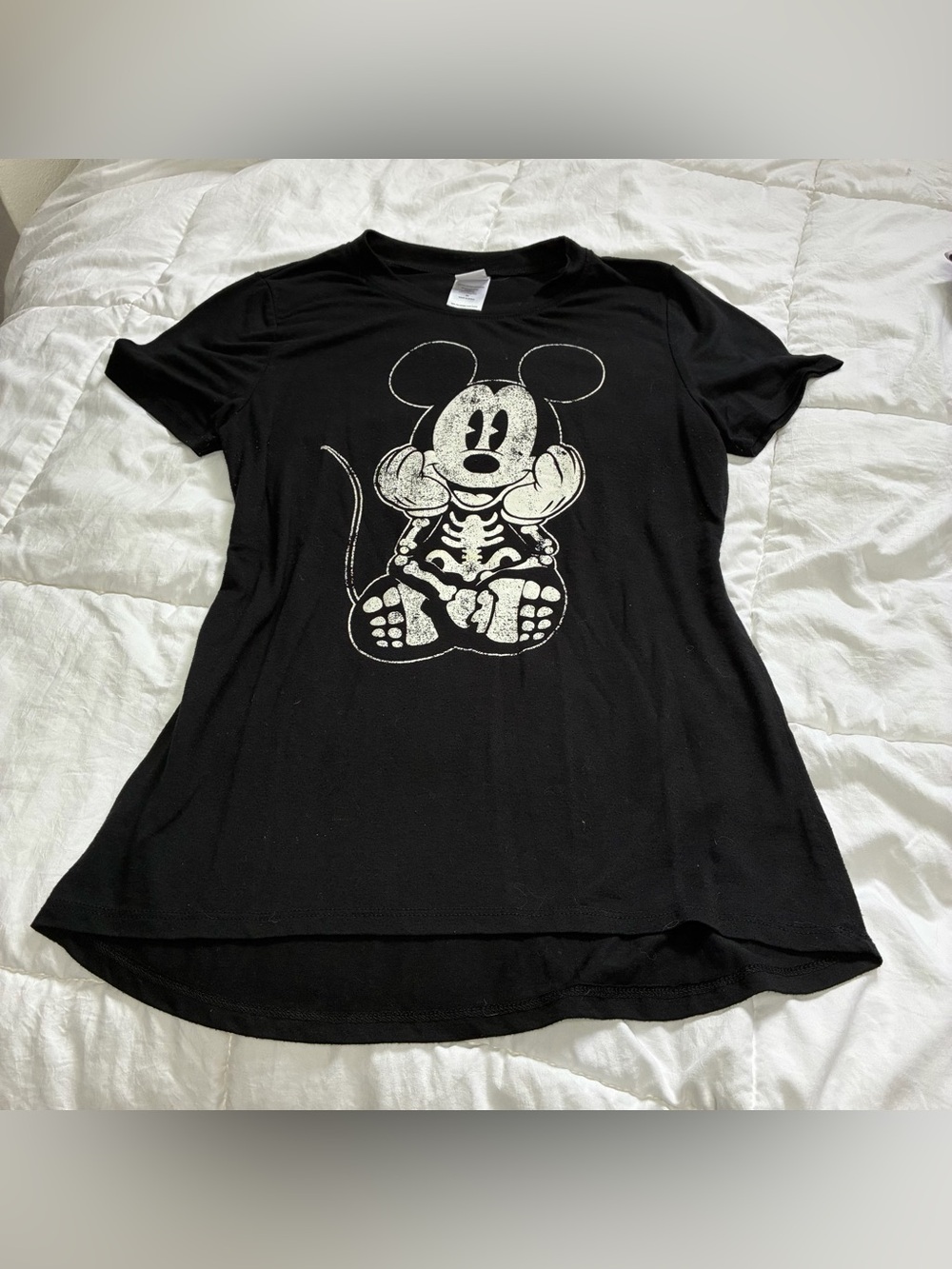 Disney Halloween Mickey Mouse Skeleton T-Shirt